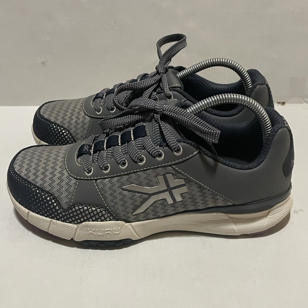 KURU Quantum Sneakers‎ Athletic Gym Walking Lace Up Active Shoes Size 8.5 Gray